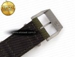 MARK XVIII TOP GUN “SFTI” BLACK CERAMIC IW324712 ZF 1:1 BEST EDITION ON GREEN NYLON STRAP A32111 - Görsel 26