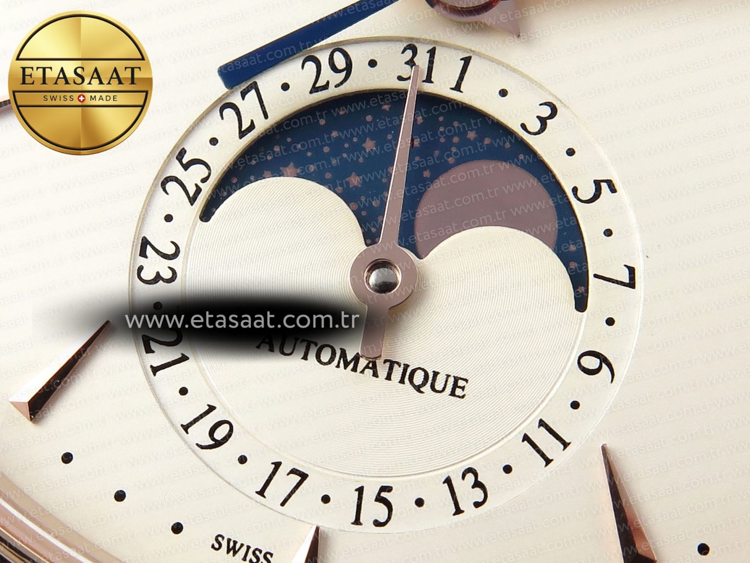 Master Ultra Thin Moon 1368420 RG ZF 1:1 Best Edition White Dial on Brown Leather Strap SA925 Super Clone V2 - Görsel 11