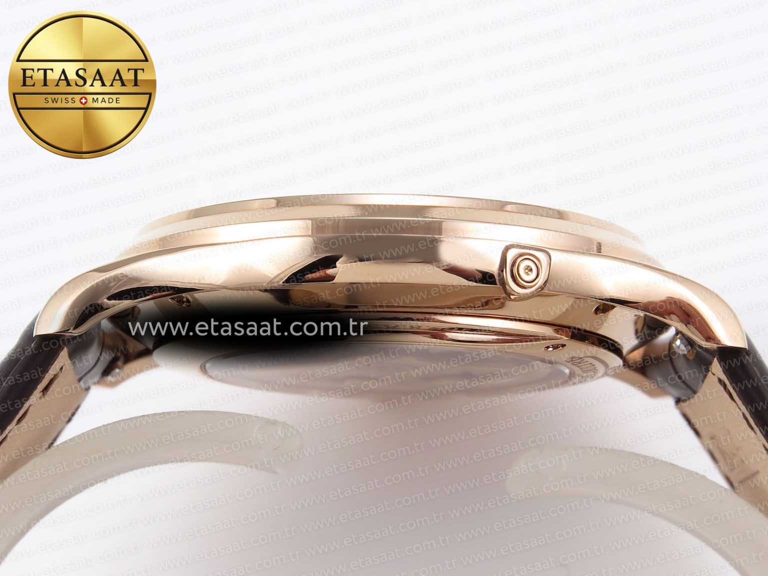 Master Ultra Thin Moon 1368420 RG ZF 1:1 Best Edition White Dial on Brown Leather Strap SA925 Super Clone V2 - Görsel 13