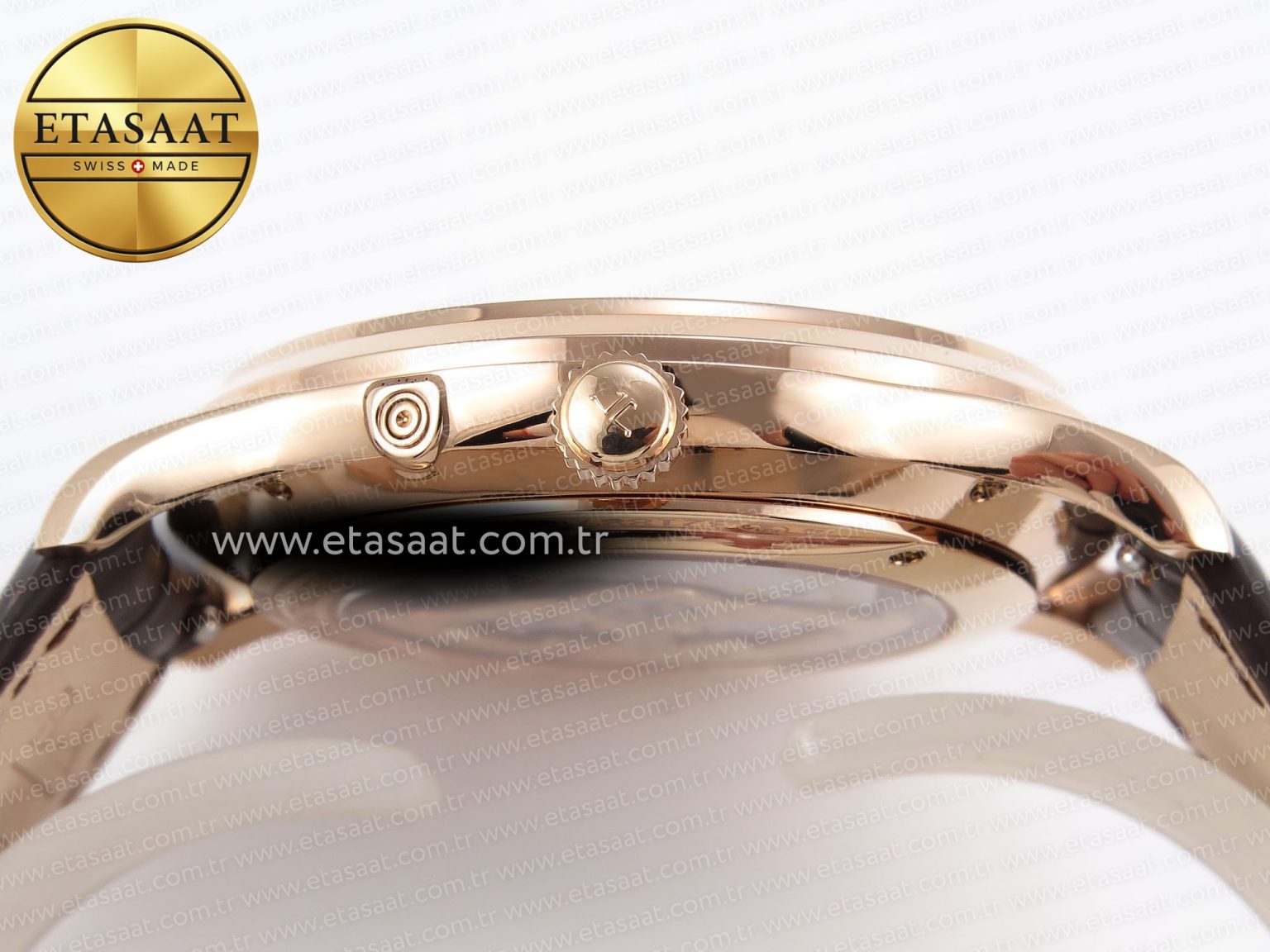 Master Ultra Thin Moon 1368420 RG ZF 1:1 Best Edition White Dial on Brown Leather Strap SA925 Super Clone V2 - Görsel 14