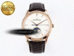 Master Ultra Thin Moon 1368420 RG ZF 1:1 Best Edition White Dial on Brown Leather Strap SA925 Super Clone V2 - Görsel 3