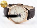 Master Ultra Thin Moon 1368420 RG ZF 1:1 Best Edition White Dial on Brown Leather Strap SA925 Super Clone V2 - Görsel 6