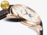 Master Ultra Thin Moon 1368420 RG ZF 1:1 Best Edition White Dial on Brown Leather Strap SA925 Super Clone V2 - Görsel 9