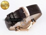 Master Ultra Thin Moon 1368420 RG ZF 1:1 Best Edition White Diamond Dial on Brown Leather Strap SA925 Super Clone V2 - Görsel 14