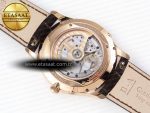 Master Ultra Thin Moon 1368420 RG ZF 1:1 Best Edition White Diamond Dial on Brown Leather Strap SA925 Super Clone V2 - Görsel 15