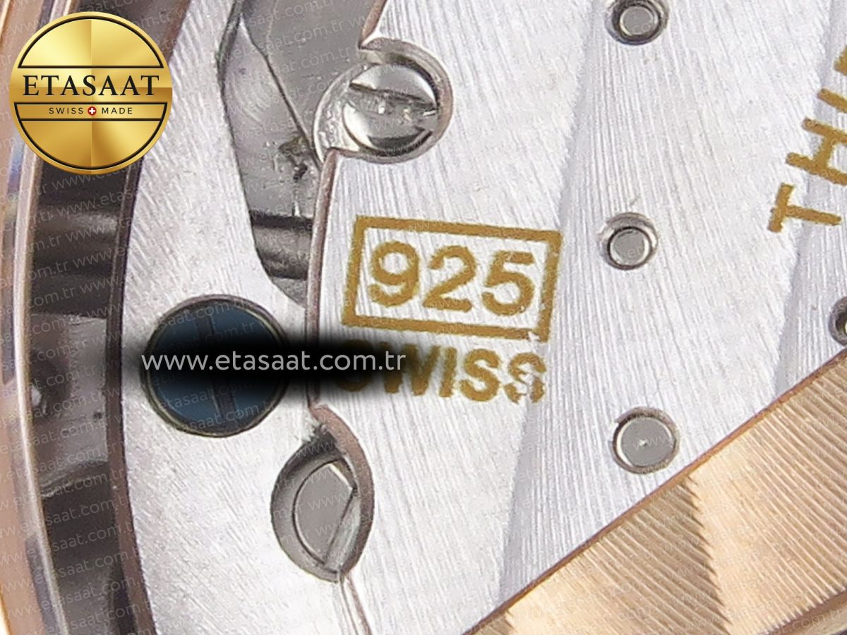 Master Ultra Thin Moon 1368420 RG ZF 1:1 Best Edition White Diamond Dial on Brown Leather Strap SA925 Super Clone V2 - Görsel 20