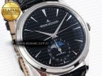 Master Ultra Thin Moon 1368420 SS ZF 1:1 Best Edition Black Dial on Black Leather Strap SA925 Super Clone V2 - Görsel 5