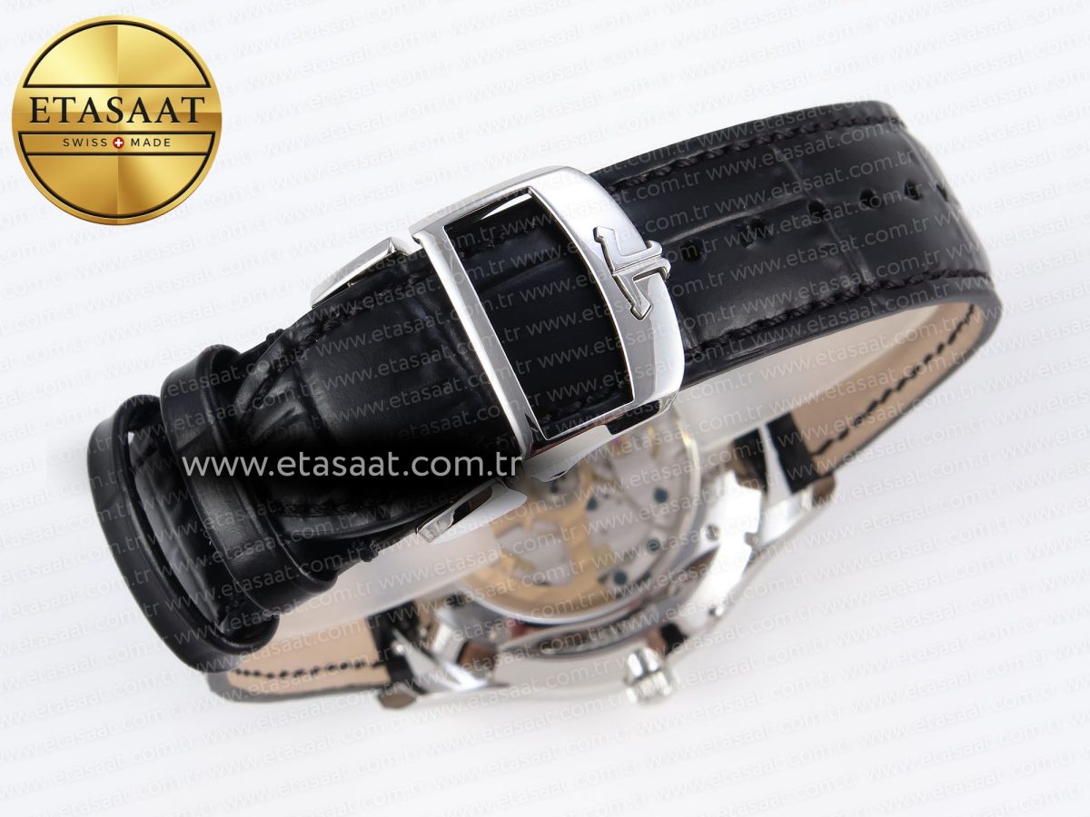 Master Ultra Thin Moon 1368420 SS ZF 1:1 Best Edition Blue Dial on Black Leather Strap SA925 Super Clone V2 - Görsel 15