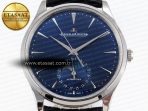 Master Ultra Thin Moon 1368420 SS ZF 1:1 Best Edition Blue Dial on Black Leather Strap SA925 Super Clone V2 - Görsel 4