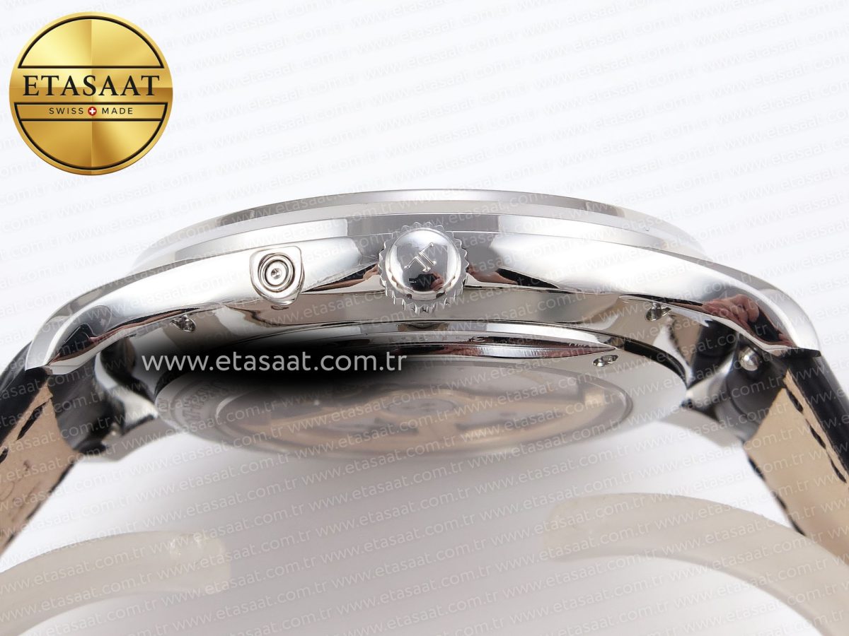 Master Ultra Thin Moon 1368420 SS ZF 1:1 Best Edition White Dial on Black Leather Strap SA925 Super Clone V2 - Görsel 14