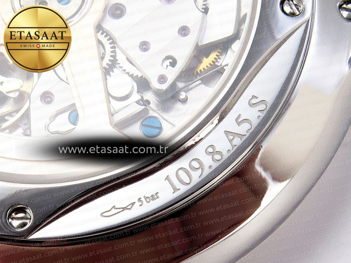 Master Ultra Thin Moon 1368420 SS ZF 1:1 Best Edition White Dial on Black Leather Strap SA925 Super Clone V2 - Görsel 23
