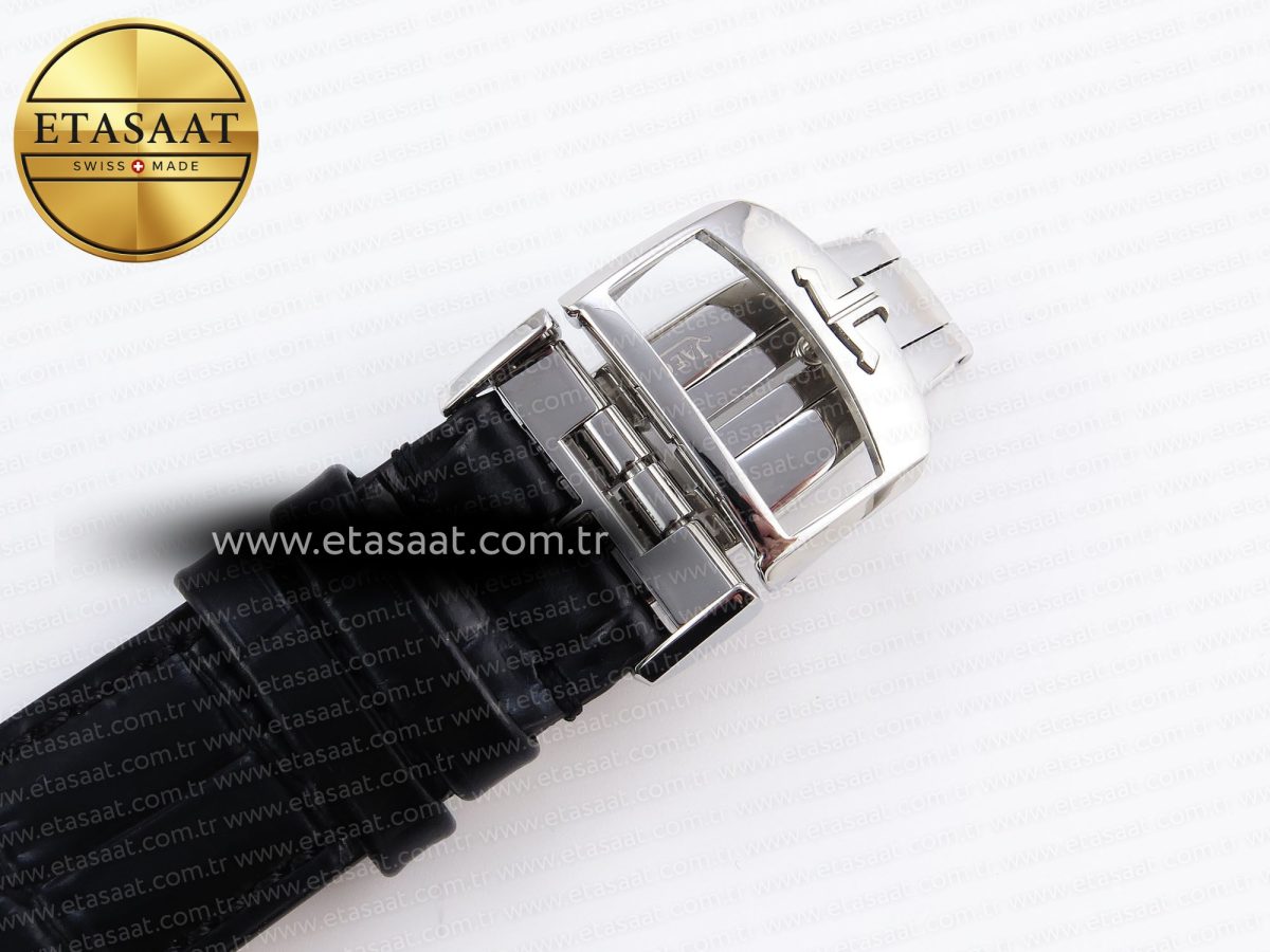 Master Ultra Thin Moon 1368420 SS ZF 1:1 Best Edition White Dial on Black Leather Strap SA925 Super Clone V2 - Görsel 30