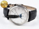 Master Ultra Thin Moon 1368420 SS ZF 1:1 Best Edition White Dial on Black Leather Strap SA925 Super Clone V2 - Görsel 7