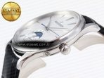 Master Ultra Thin Moon 1368420 SS ZF 1:1 Best Edition White Dial on Black Leather Strap SA925 Super Clone V2 - Görsel 8
