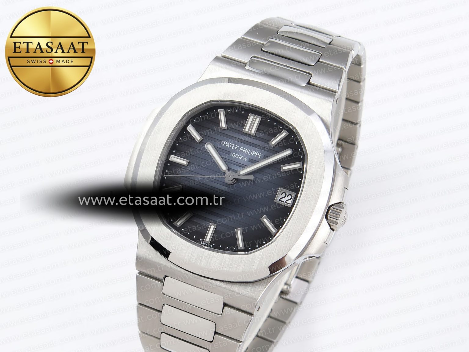 Nautilus 5711/1A PPF 1:1 Best Edition Blue Textured Dial on SS Bracelet 324CS V4 - Görsel 1