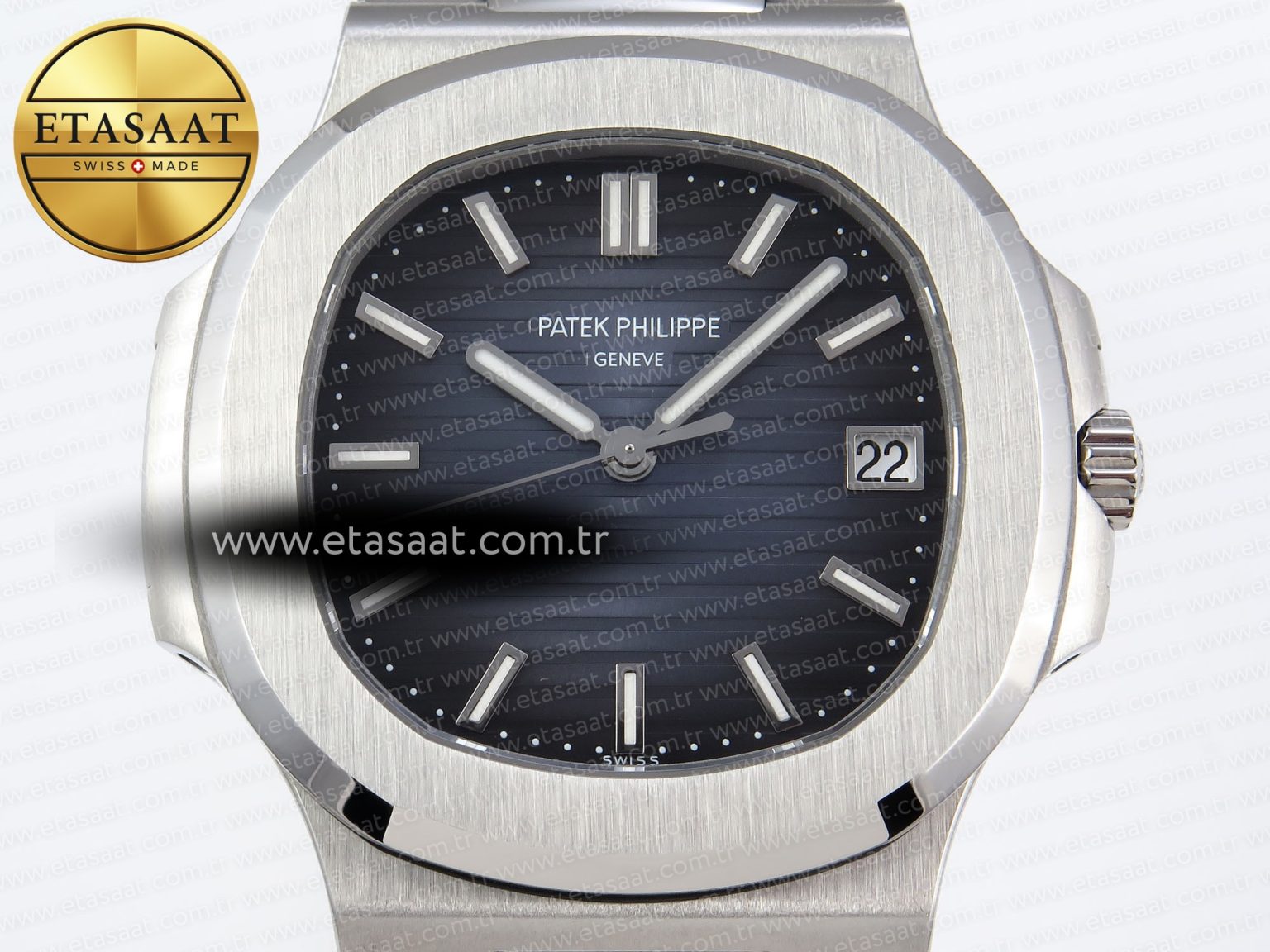 Nautilus 5711/1A PPF 1:1 Best Edition Blue Textured Dial on SS Bracelet 324CS V4 - Görsel 4