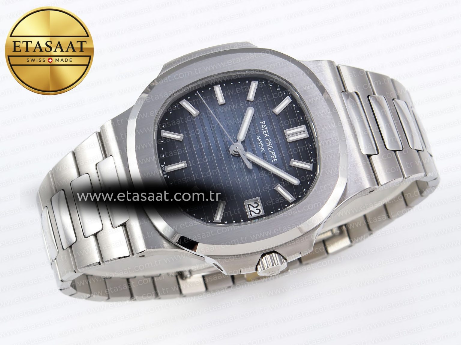 Nautilus 5711/1A PPF 1:1 Best Edition Blue Textured Dial on SS Bracelet 324CS V4 - Görsel 7