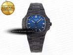 NAUTILUS 5711 DIW CARBON DIWF 1:1 BEST EDITION BLACK/BLUE TEXTURED DIAL ON CARBON BRACELET 324CS - Görsel 3