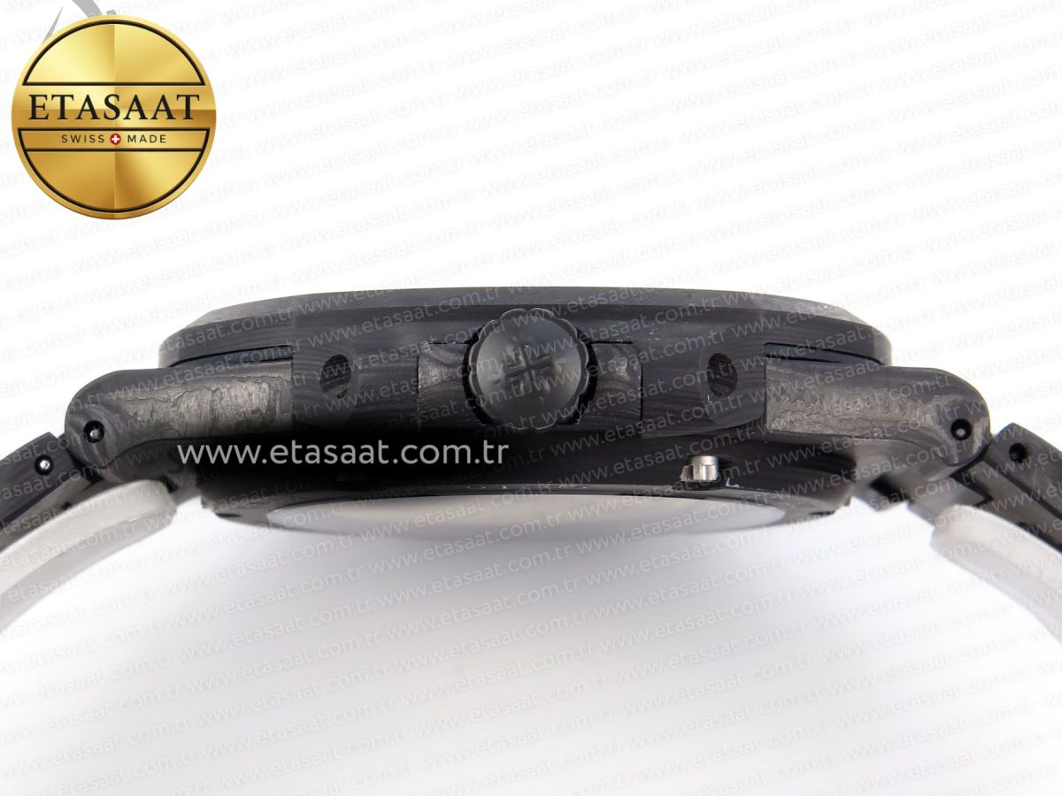 NAUTILUS 5711 DIW CARBON DIWF 1:1 BEST EDITION BLACK TEXTURED DIAL ON CARBON BRACELET 324CS - Görsel 15