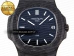 NAUTILUS 5711 DIW CARBON DIWF 1:1 BEST EDITION BLACK TEXTURED DIAL ON CARBON BRACELET 324CS - Görsel 4