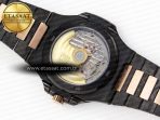 Patek Philippe NAUTILUS 5711 DIW CARBOn BLACK TEXTURED DIAL ON CARBON/RG 324CS - Görsel 17