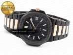 Patek Philippe NAUTILUS 5711 DIW CARBOn BLACK TEXTURED DIAL ON CARBON/RG 324CS - Görsel 7
