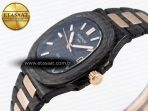 Patek Philippe NAUTILUS 5711 DIW CARBOn BLACK TEXTURED DIAL ON CARBON/RG 324CS - Görsel 8