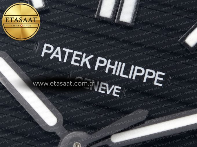 NAUTILUS 5711 DIW CARBON DIWF 1:1 BEST EDITION BLUE TEXTURED DIAL ON CARBON/PVD BRACELET 324CS - Görsel 10