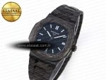 NAUTILUS 5711 DIW CARBON DIWF 1:1 BEST EDITION BLUE TEXTURED DIAL ON CARBON/PVD BRACELET 324CS - Görsel 2