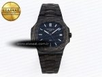 NAUTILUS 5711 DIW CARBON DIWF 1:1 BEST EDITION BLUE TEXTURED DIAL ON CARBON/PVD BRACELET 324CS - Görsel 3