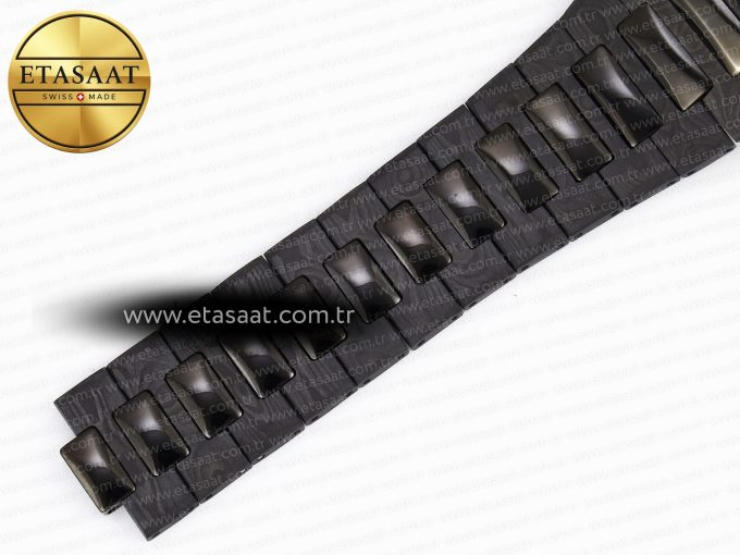 Nautilus 5711 DIW Carbon DIWF 1:1 Best Edition Silver Textured Dial on Carbon/PVD Bracelet 324CS - Görsel 25
