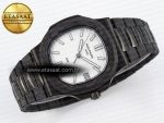 Nautilus 5711 DIW Carbon DIWF 1:1 Best Edition Silver Textured Dial on Carbon/PVD Bracelet 324CS - Görsel 6
