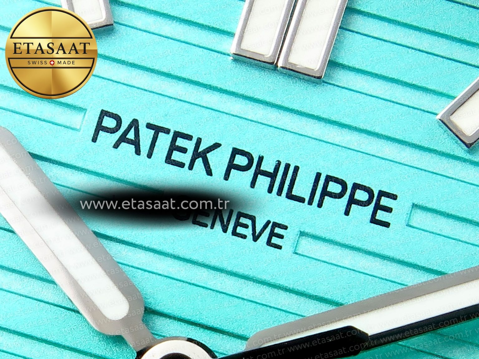 Nautilus 5711 DIW Carbon DIWF 1:1 Best Edition Tiffany Blue Textured Dial on Carbon/PVD Bracelet 324CS - Görsel 10