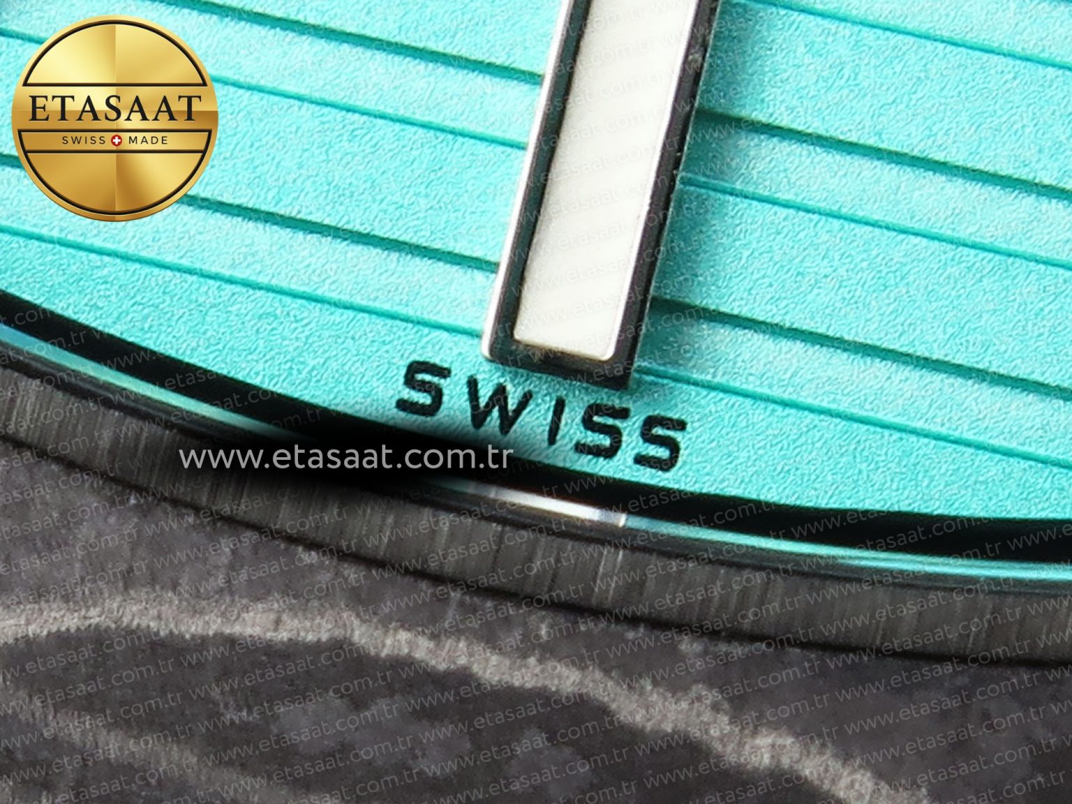 Nautilus 5711 DIW Carbon DIWF 1:1 Best Edition Tiffany Blue Textured Dial on Carbon/PVD Bracelet 324CS - Görsel 13