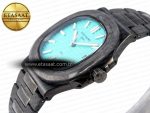 Nautilus 5711 DIW Carbon DIWF 1:1 Best Edition Tiffany Blue Textured Dial on Carbon/PVD Bracelet 324CS - Görsel 8