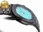 Nautilus 5711 DIW Carbon DIWF 1:1 Best Edition Tiffany Blue Textured Dial on Carbon/PVD Bracelet 324CS - Görsel 9