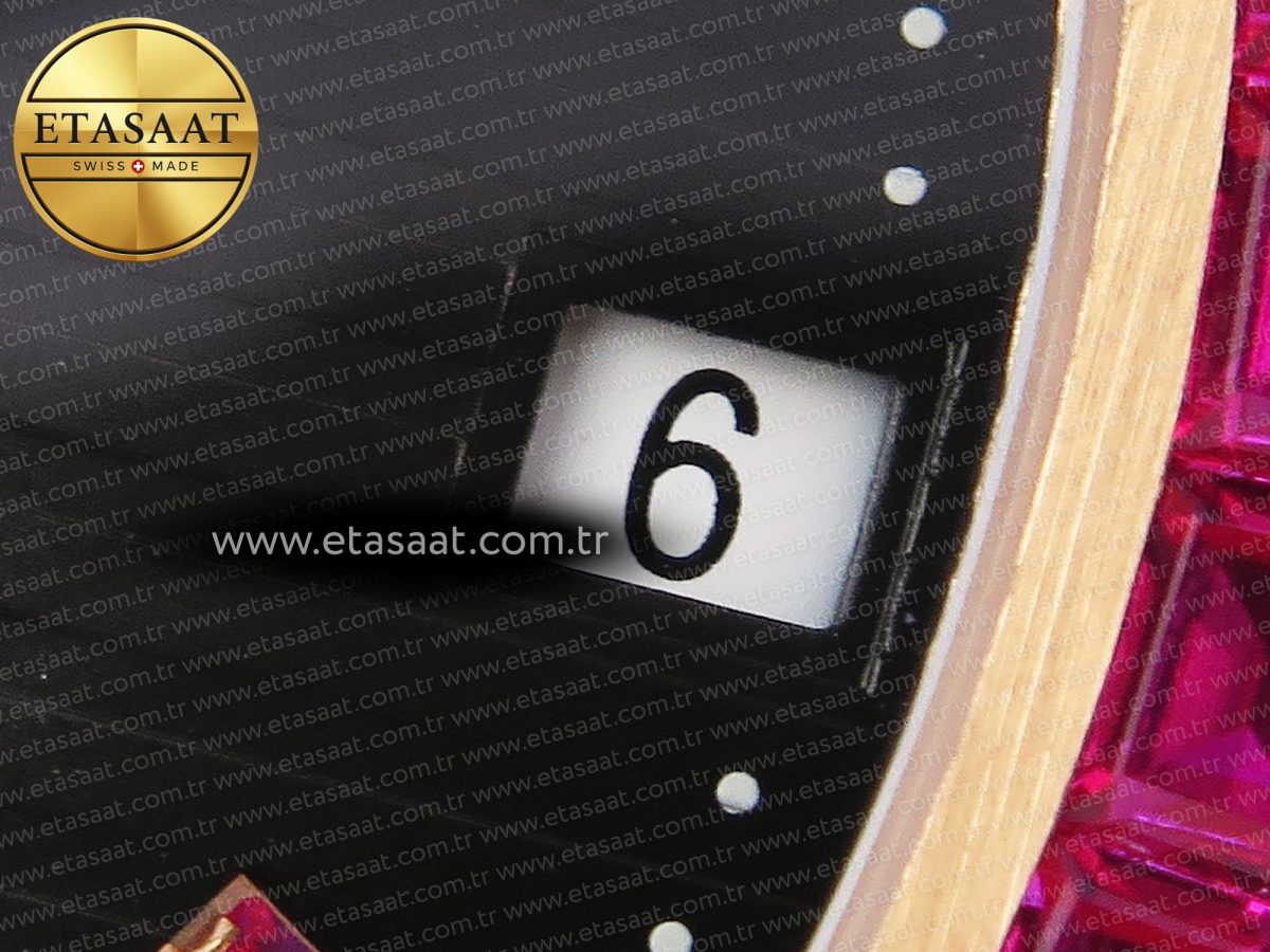 Patek Philippe NAUTILUS 5711 RG GRAY DIAL PURPLE DIAMONDS 324CS - Görsel 11