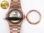 Patek Philippe NAUTILUS 5711 RG GRAY DIAL PURPLE DIAMONDS 324CS - Görsel 17