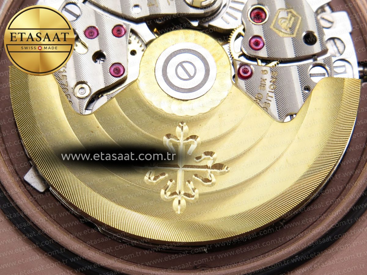 Patek Philippe NAUTILUS 5711 RG GRAY DIAL PURPLE DIAMONDS 324CS - Görsel 20