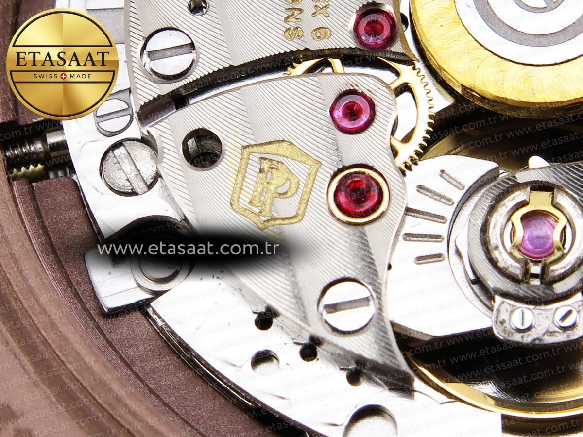 Patek Philippe NAUTILUS 5711 RG GRAY DIAL PURPLE DIAMONDS 324CS - Görsel 23