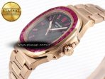 Patek Philippe NAUTILUS 5711 RG GRAY DIAL PURPLE DIAMONDS 324CS - Görsel 8