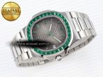 Patek Philippe NAUTILUS 5711 SS GRAY DIAL GREEN DIAMONDS 324CS - Görsel 6