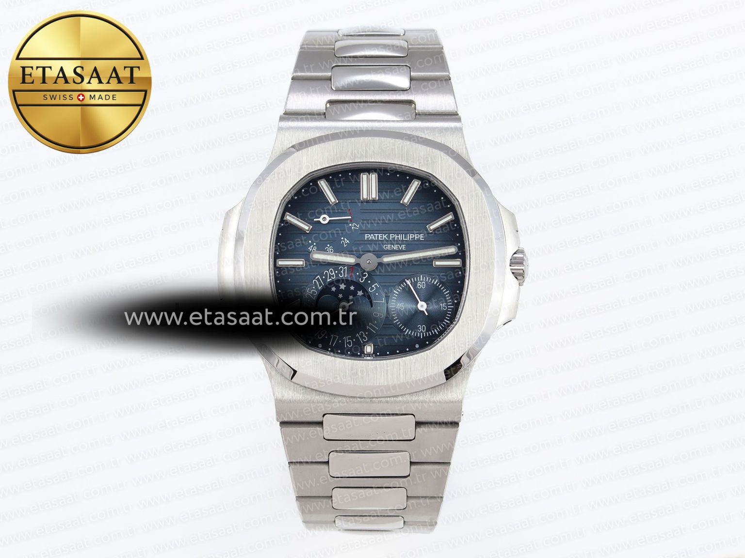 Patek Philippe NAUTILUS 5712  BLUE DIAL ON SS A240 - Görsel 3