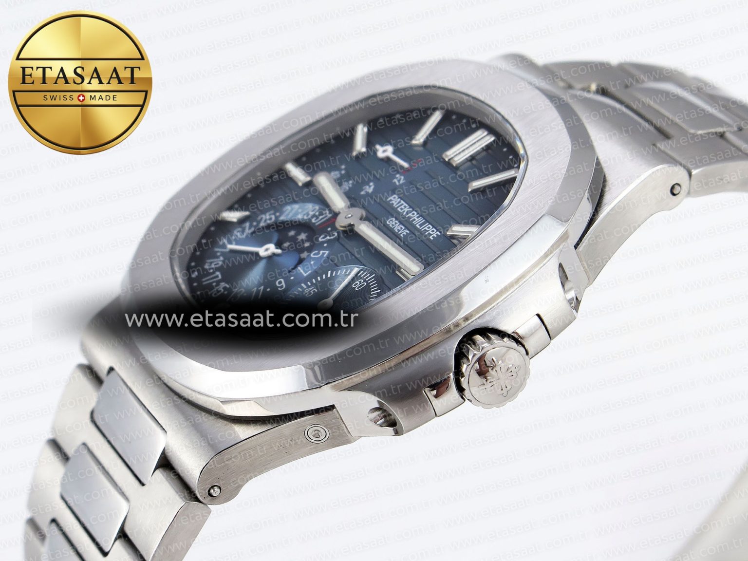 Patek Philippe NAUTILUS 5712  BLUE DIAL ON SS A240 - Görsel 8