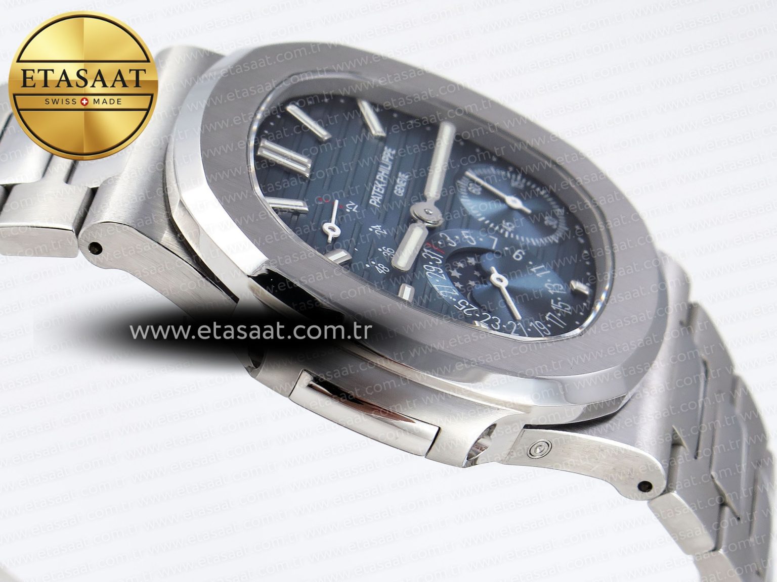 Patek Philippe NAUTILUS 5712  BLUE DIAL ON SS A240 - Görsel 9