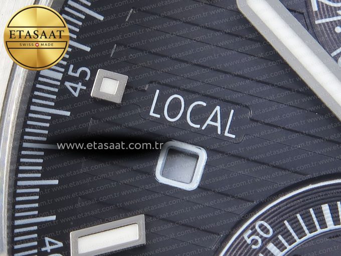 Nautilus 5990 SS SPPF 1:1 Best Edition Gray Dial on SS Bracelet A28-520 Clone - Görsel 13