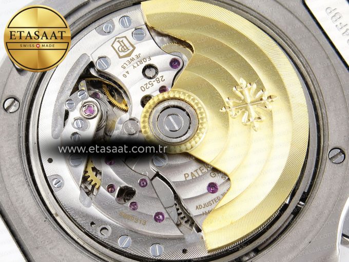 Nautilus 5990 SS SPPF 1:1 Best Edition Gray Dial on SS Bracelet A28-520 Clone - Görsel 19