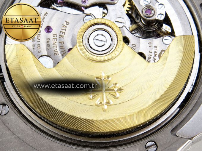 Nautilus 5990 SS SPPF 1:1 Best Edition Gray Dial on SS Bracelet A28-520 Clone - Görsel 21
