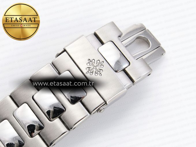 Nautilus 5990 SS SPPF 1:1 Best Edition Gray Dial on SS Bracelet A28-520 Clone - Görsel 26