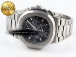 Nautilus 5990 SS SPPF 1:1 Best Edition Gray Dial on SS Bracelet A28-520 Clone - Görsel 6